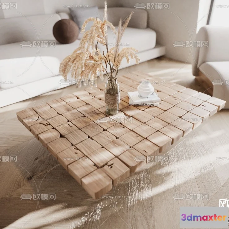 1373793 - Coffee Table - 3D Models - 3D Furniture Models for Interior - 005 3D Max