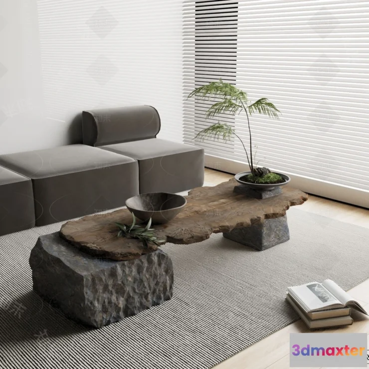 1373941 - Coffee Table - 3D Models - 3D Furniture Models for Interior - 007 3D Max