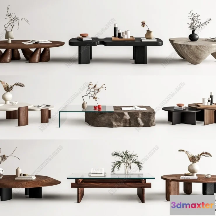 1374404 - Coffee Table - 3D Models - 3D Furniture Models for Interior - 014 3D Max