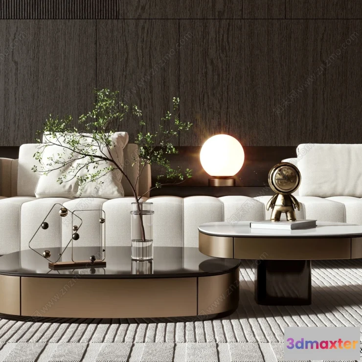 1375365 - Coffee Table - 3D Models - 3D Furniture Models for Interior - 028 3D Max