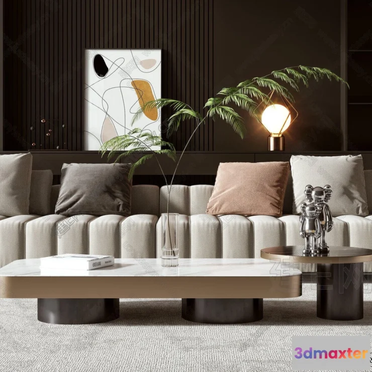 1376658 - Coffee Table - 3D Models - 3D Furniture Models for Interior - 047 3D Max