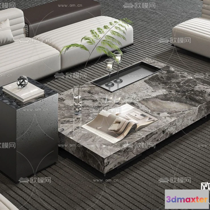1376851 - Coffee Table - 3D Models - 3D Furniture Models for Interior - 050 3D Max