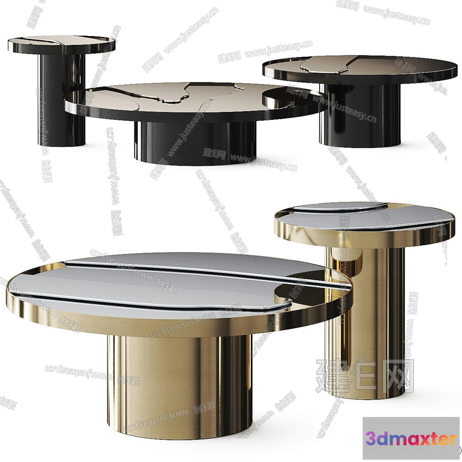 1377493 - Coffee Table - 3D Models - 3D Furniture Models for Interior - 060 3D Max