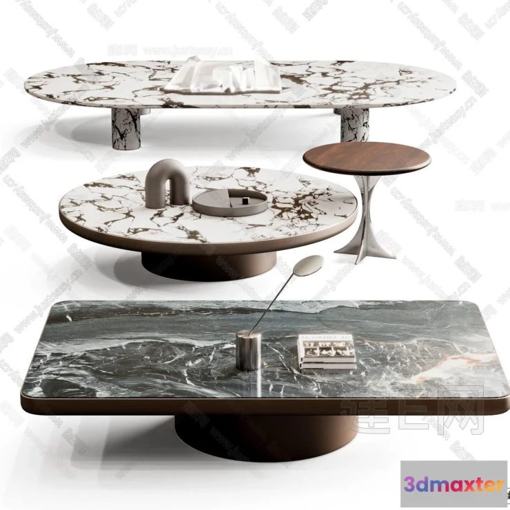 1377689 - Coffee Table - 3D Models - 3D Furniture Models for Interior - 063 3D Max