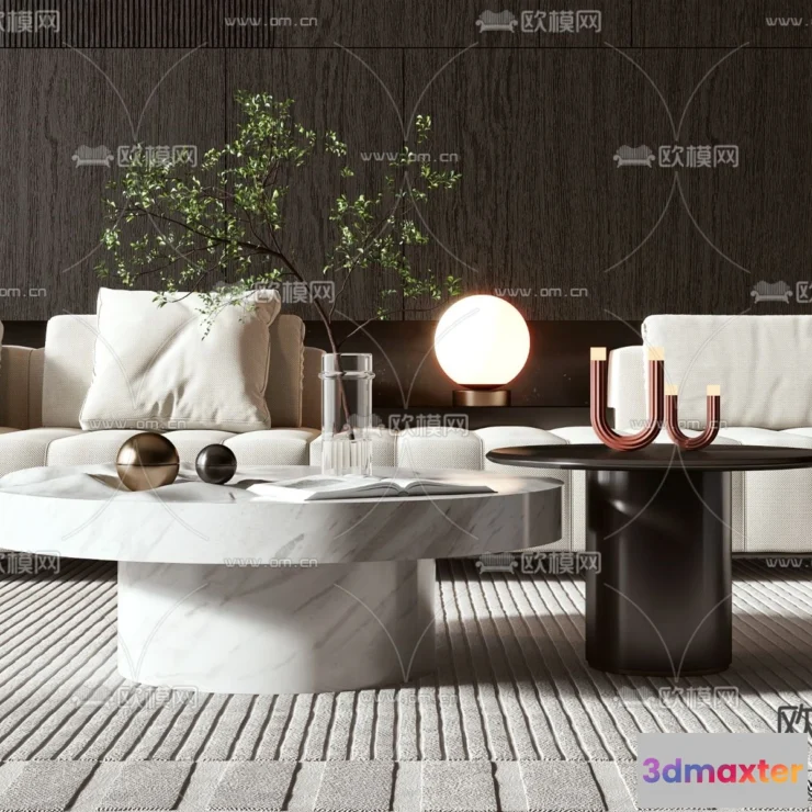 1377831 - Coffee Table - 3D Models - 3D Furniture Models for Interior - 065 3D Max