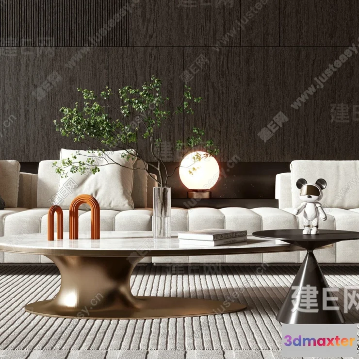 1382055 - Coffee Table - 3D Models - 3D Furniture Models for Interior - 128 3D Max