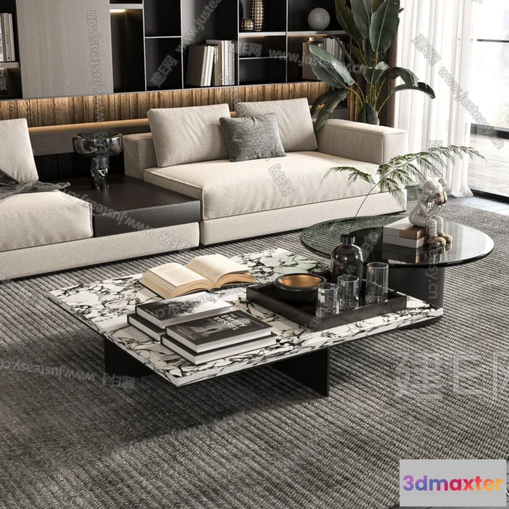 1383936 - Coffee Table - 3D Models - 3D Furniture Models for Interior - 155 3D Max