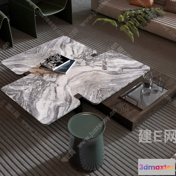 1384001 - Coffee Table - 3D Models - 3D Furniture Models for Interior - 156 3D Max