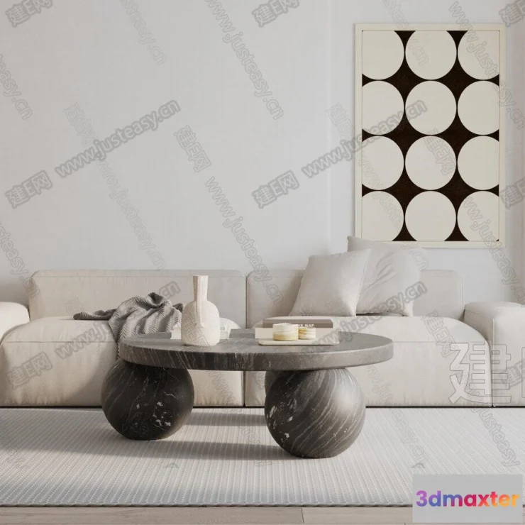 1388541 - Coffee Table - 3D Models - 3D Furniture Models for Interior - 223 3D Max