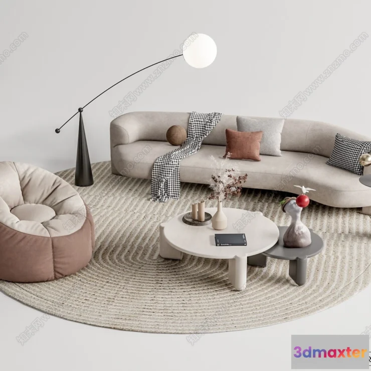 1388607 - Coffee Table - 3D Models - 3D Furniture Models for Interior - 224 3D Max