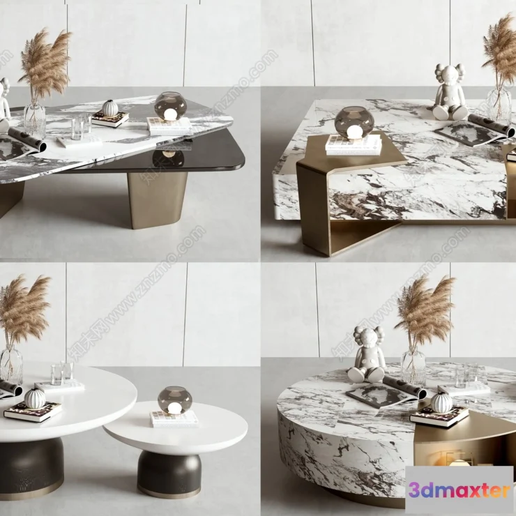 1390331 - Coffee Table - 3D Models - 3D Furniture Models for Interior - 250 3D Max