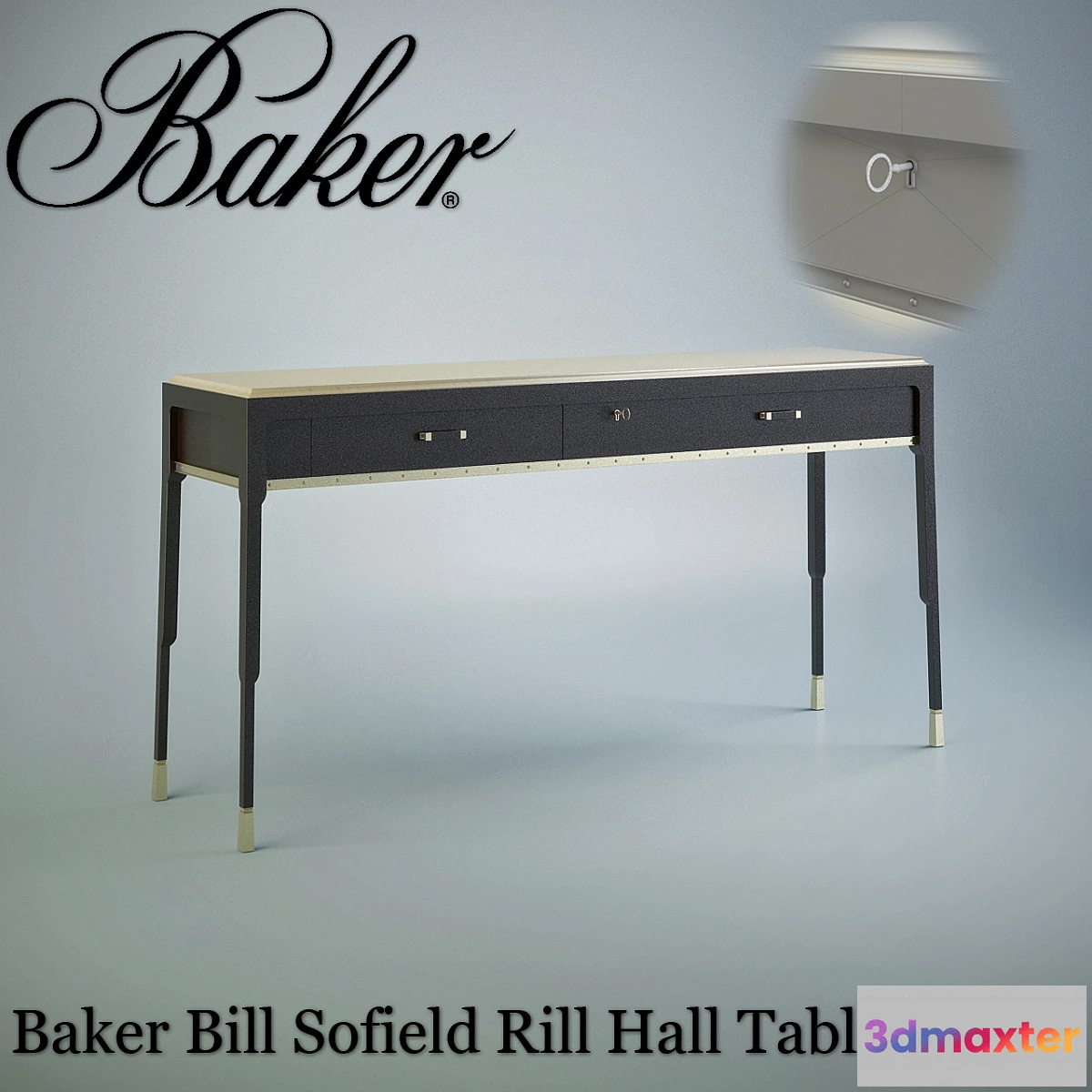 1393318 - Baker Rill Hall Table # 4065 3D Max