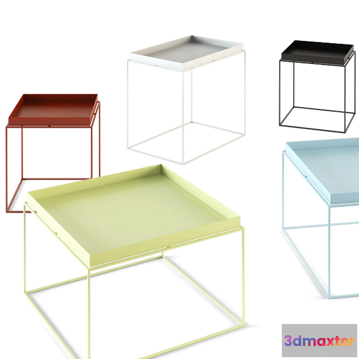 1393580 - HAY _ TRAY TABLES 3D Max