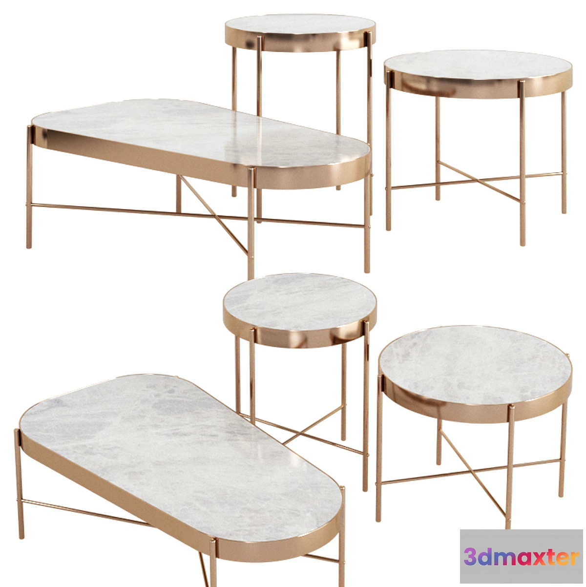 1394260 - Sol Marble Coffee Table 3D Max