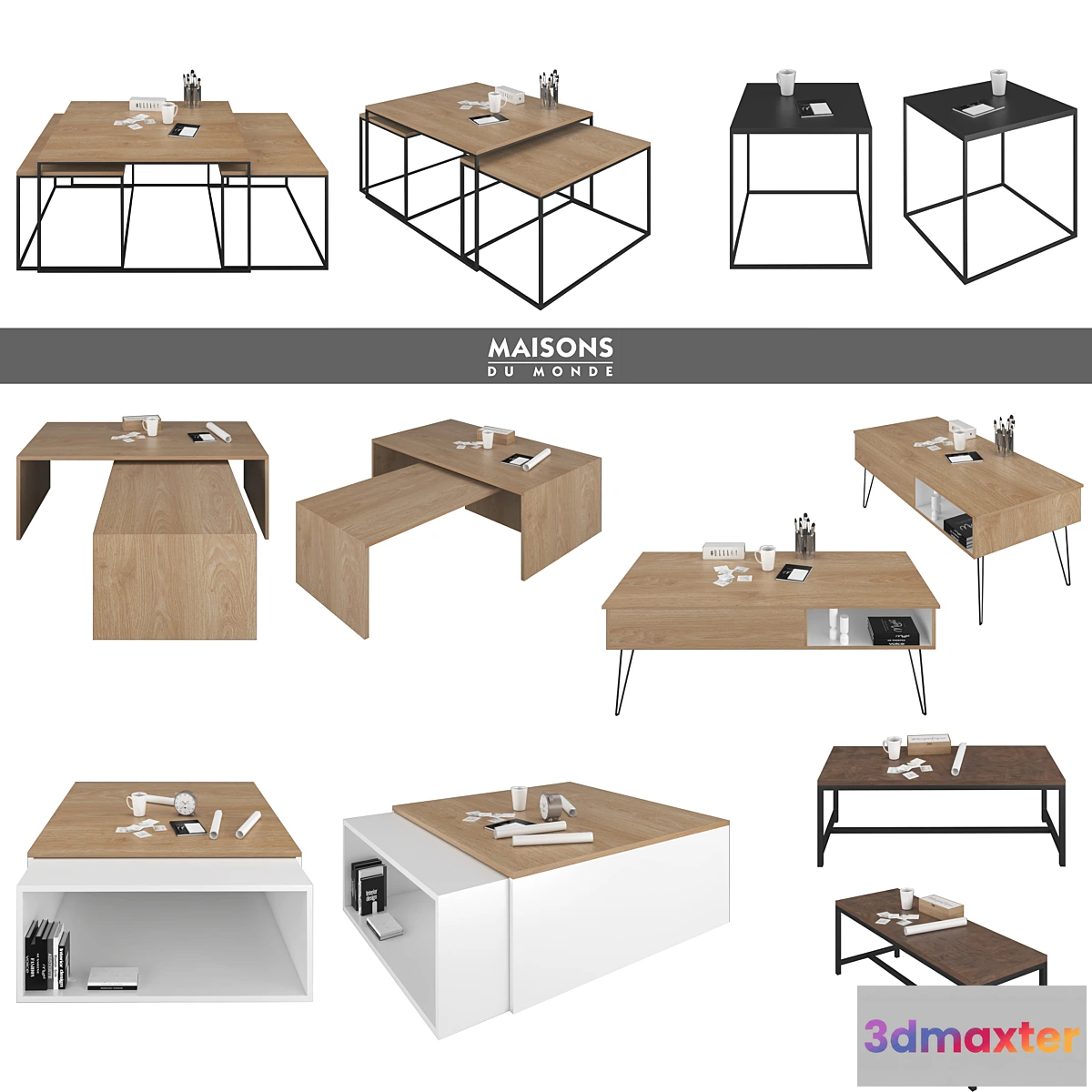 1395578 - Maisons du Monde  set 16 3D Max