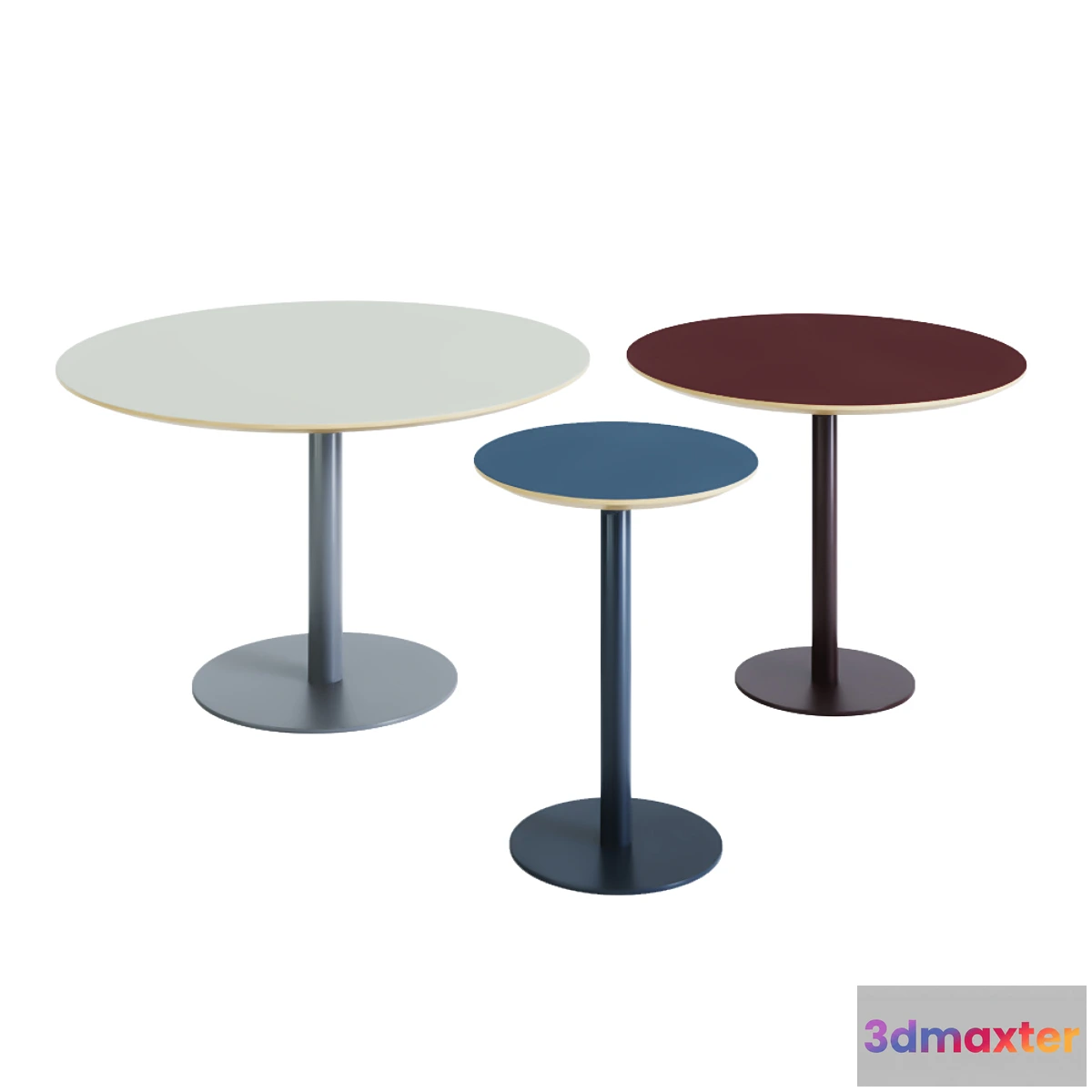 1395624 - De Vorm Column Tables 3D Max