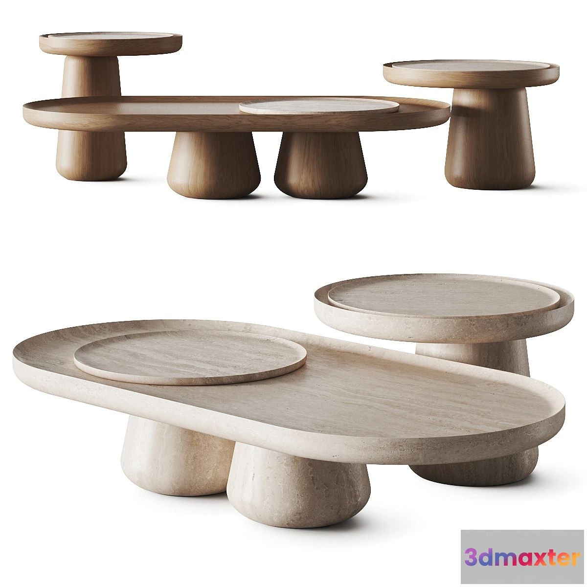 1395968 - Mohdern Bold Coffee Tables 3D Max