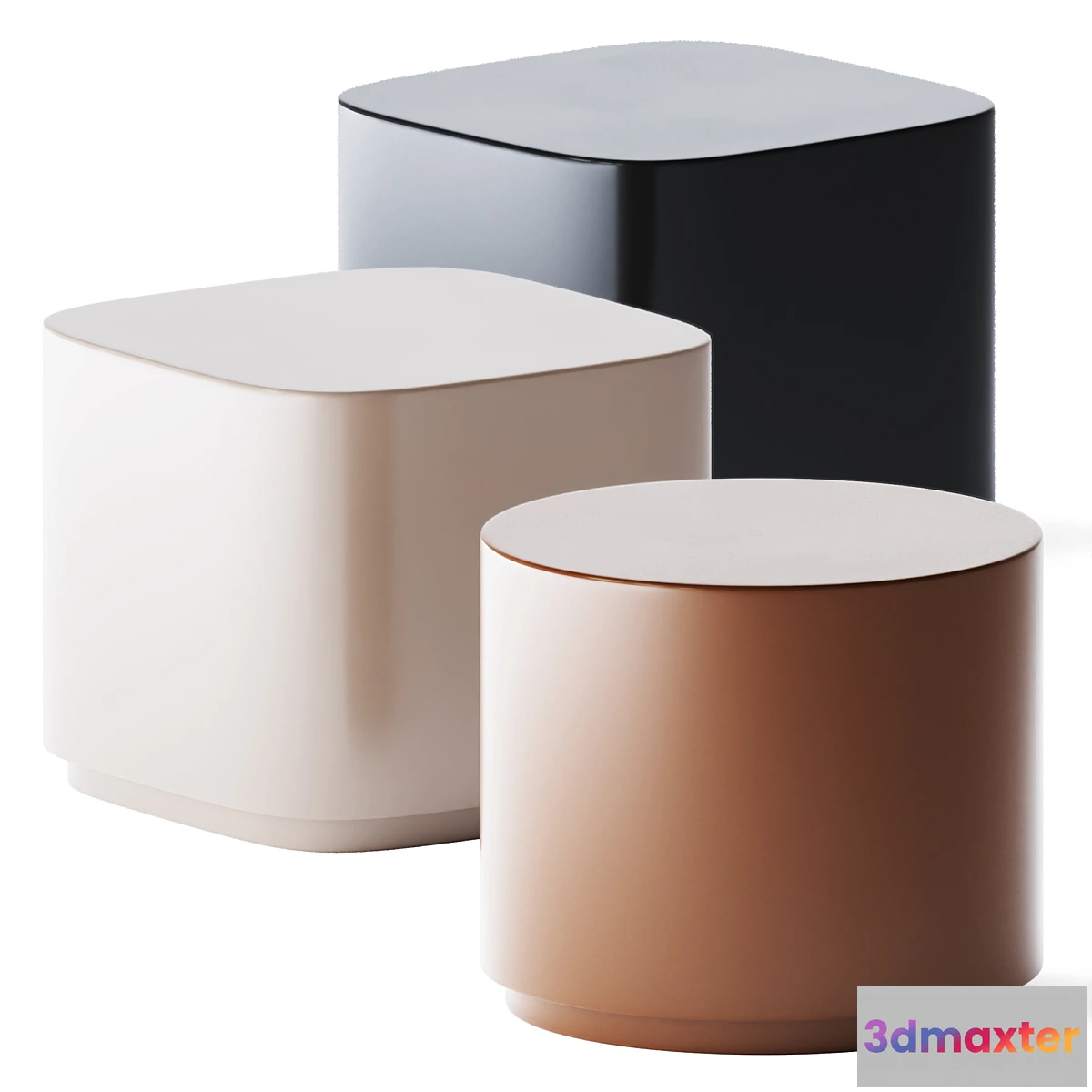 1396180 - Bobo Coffee Tables by Meridiani 3D Max