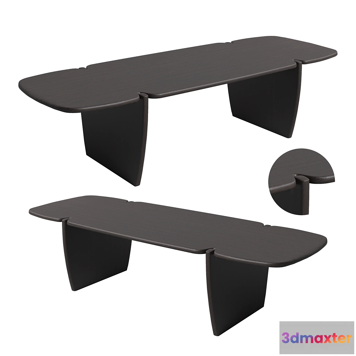 1396300 - Coffee table MAHOGANY PI FROM ETHNICRAFT 3D Max