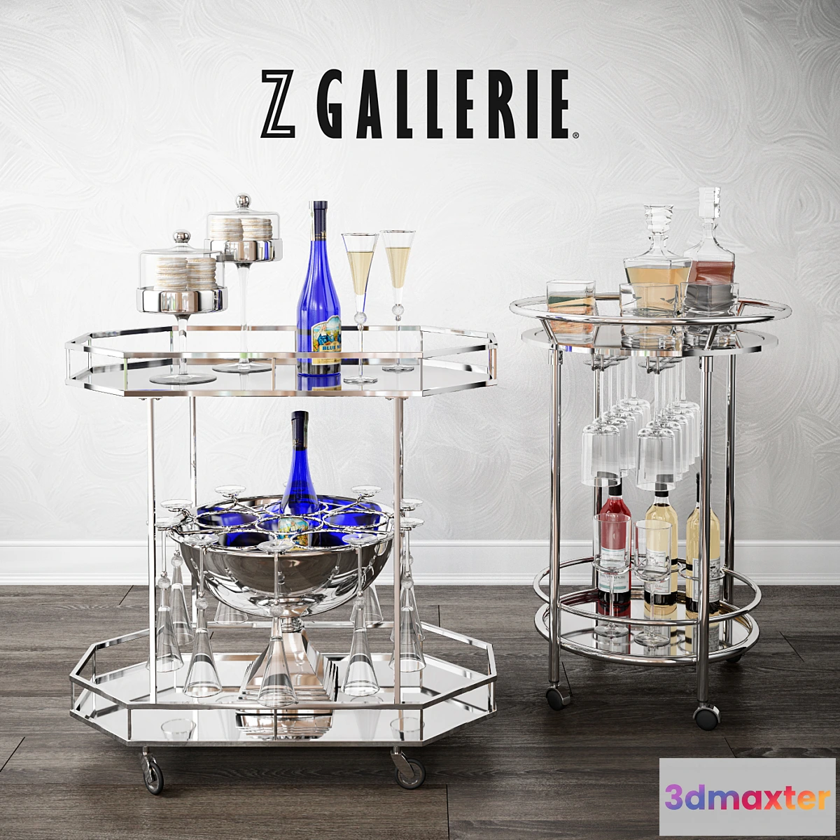 1396944 - Bar carts Z gallerie 3D Max