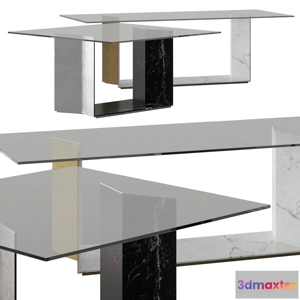 1398762 - Tonelli Design T5 Stone Dinning Tables 3D Max
