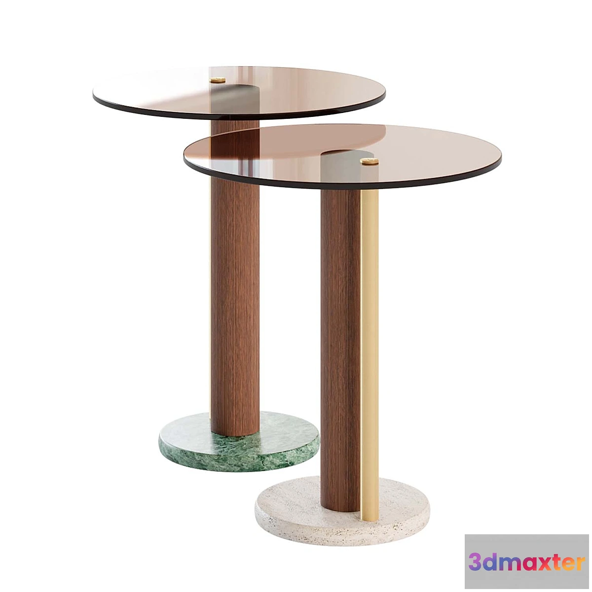 1398920 - ATHENA SET OF 2 COFFEE TABLES 3D Max