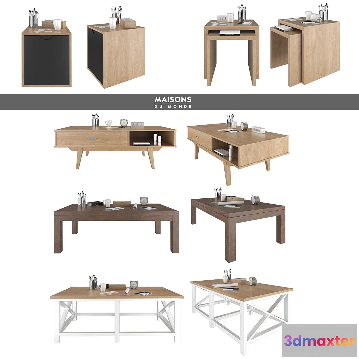 1399456 - Maisons du Monde  set 18 3D Max