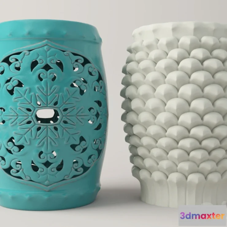 1400180 - Ceramic Stools 3D Max