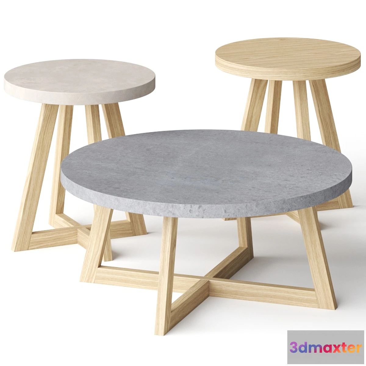 1400568 - Marina Round Coffee Tables 3D Max