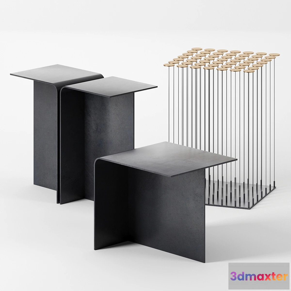 1401142 - Side tables by Gentner design 3D Max