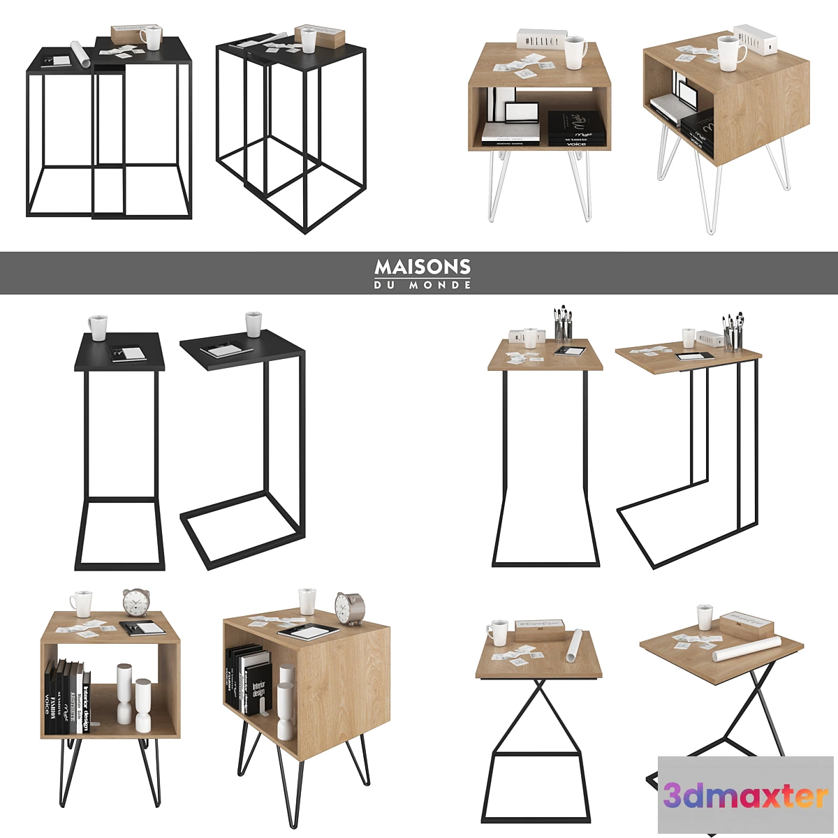 1401336 - Maisons du Monde  set 15 3D Max