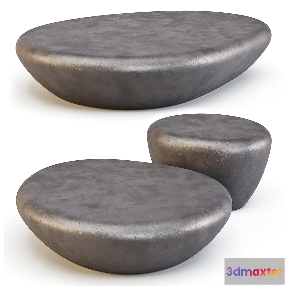 1401854 - Minotti Stony - Coffee Tables 3D Max