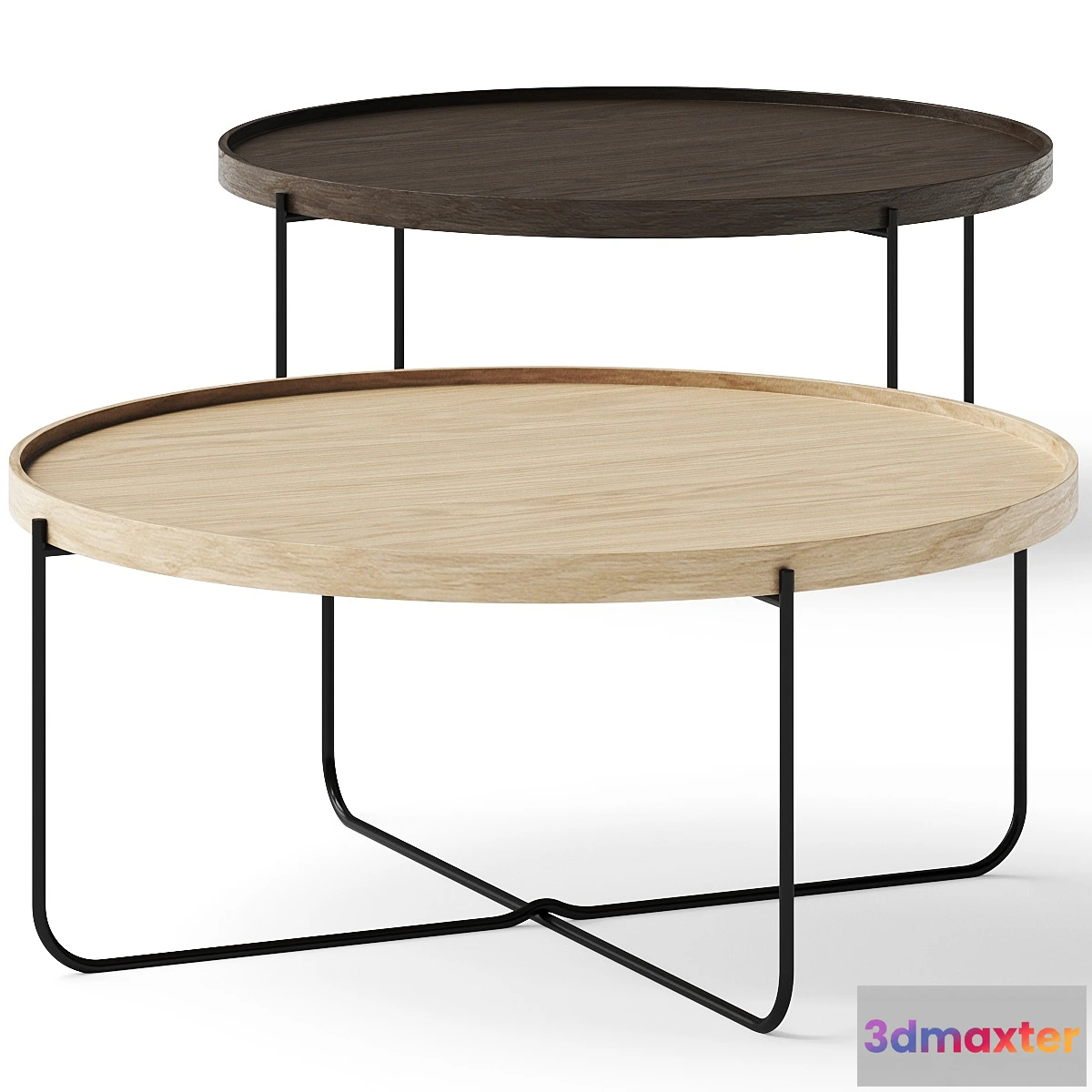 1402038 - West Elm Willow Round Coffee Table 3D Max