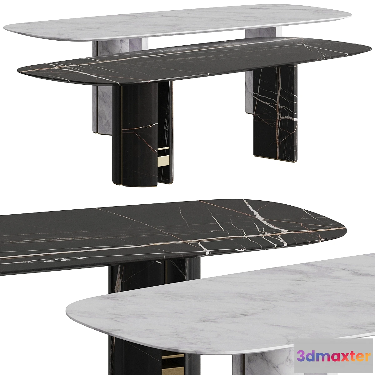 1402472 - Capital Collection Ercole Dining Tables 3D Max