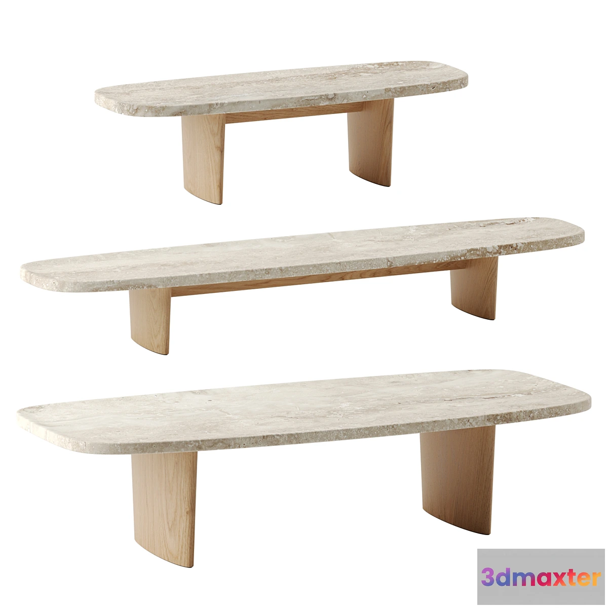 1402928 - Materia coffee tables by ClassiCon 3D Max