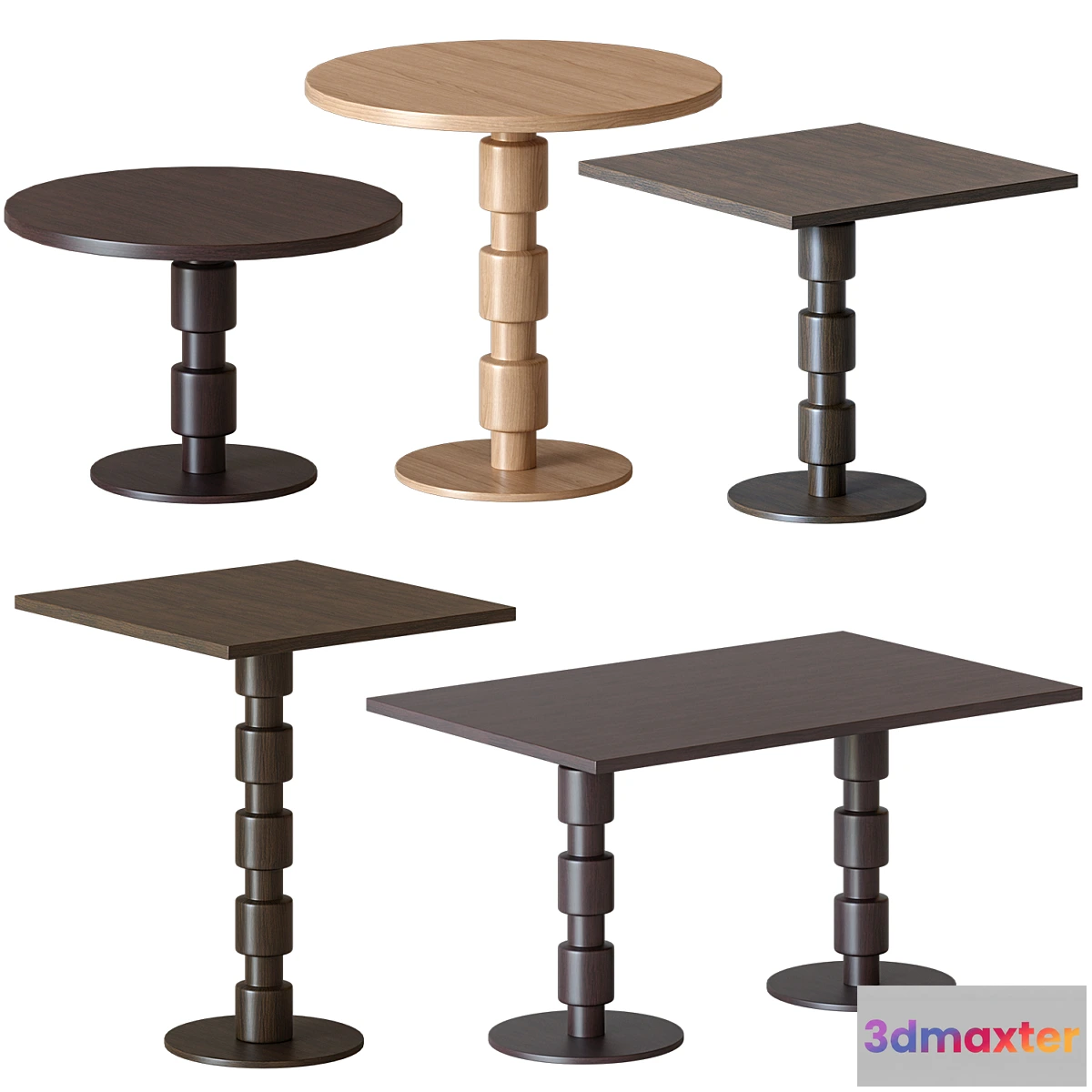 1403622 - Tirolo Berlino tables set 3D Max