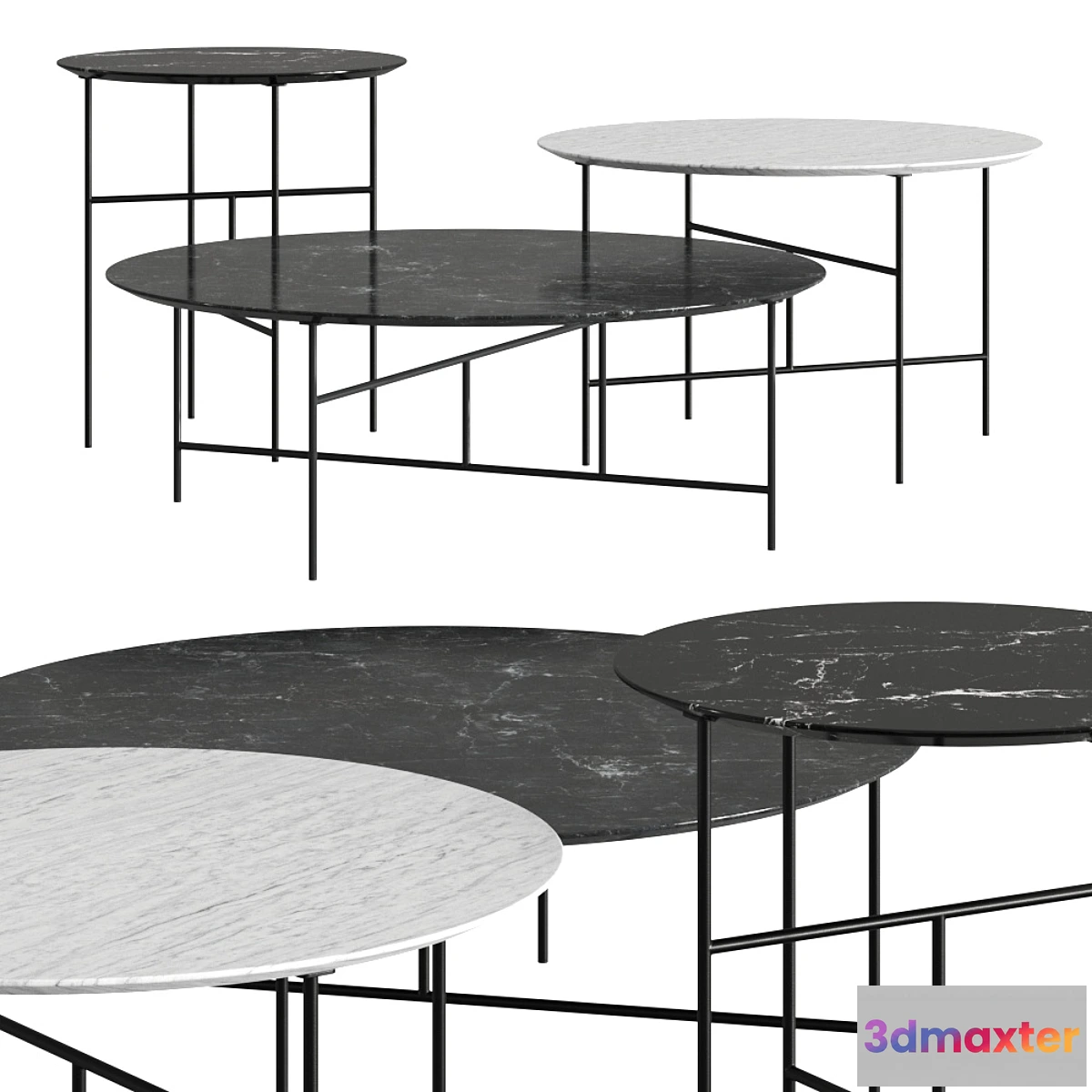 1406790 - De Padova Sen Coffee Tables 3D Max