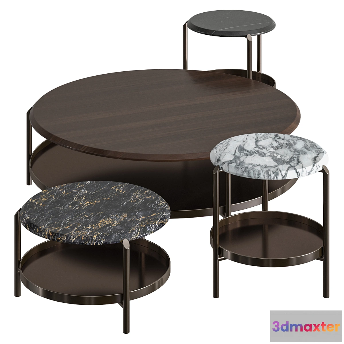 1407190 - Giorgetti Skyline Coffee Tables 3D Max