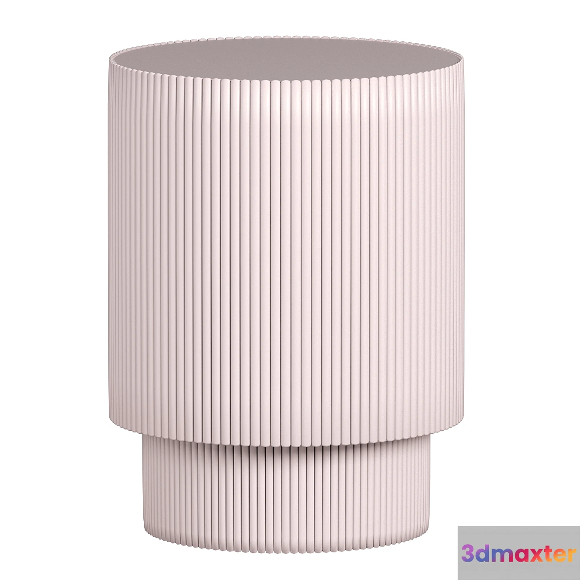 1407368 - fluted side table 3D Max