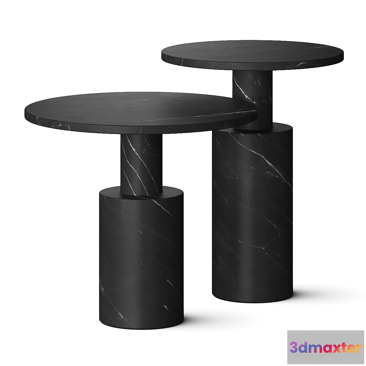 1408330 - Casa Mineral Tholos Marble Side Tables 3D Max