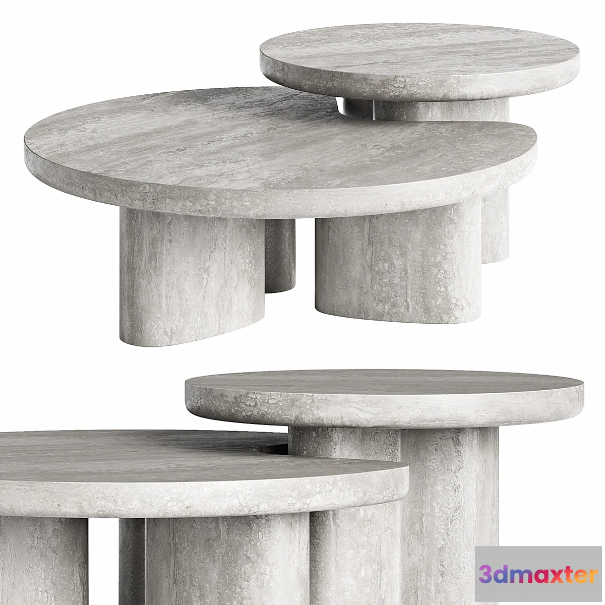1408350 - Poliform ERNEST coffee tables 3D Max