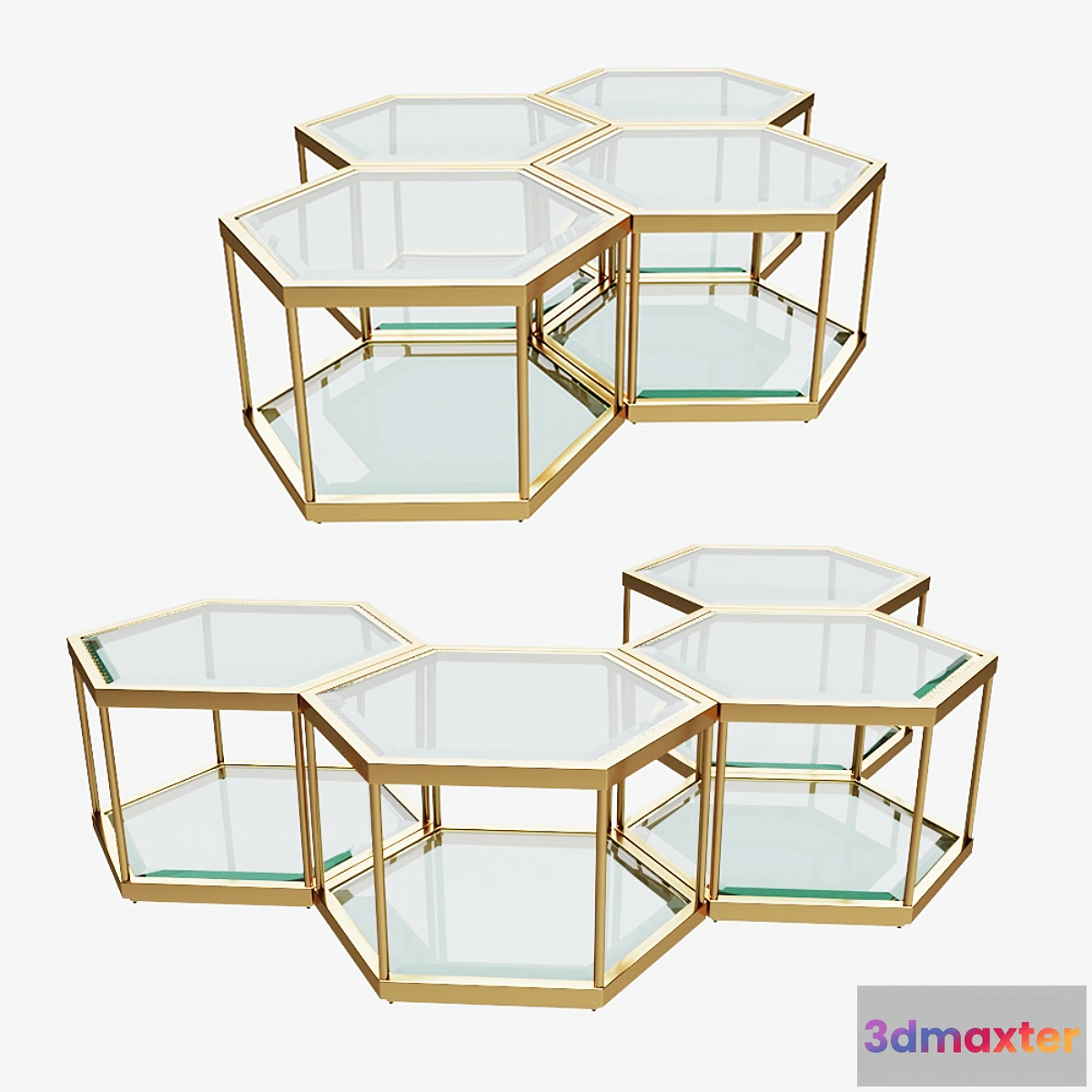 1409006 - Eichholtz Coffee Table Sax 3D Max