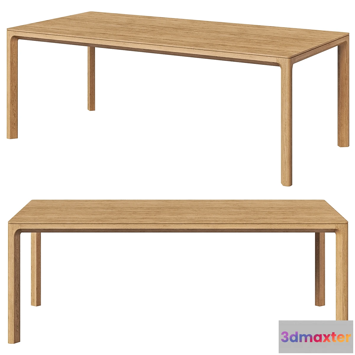 1409672 - Restoration Hardware dining table Padua 3D Max