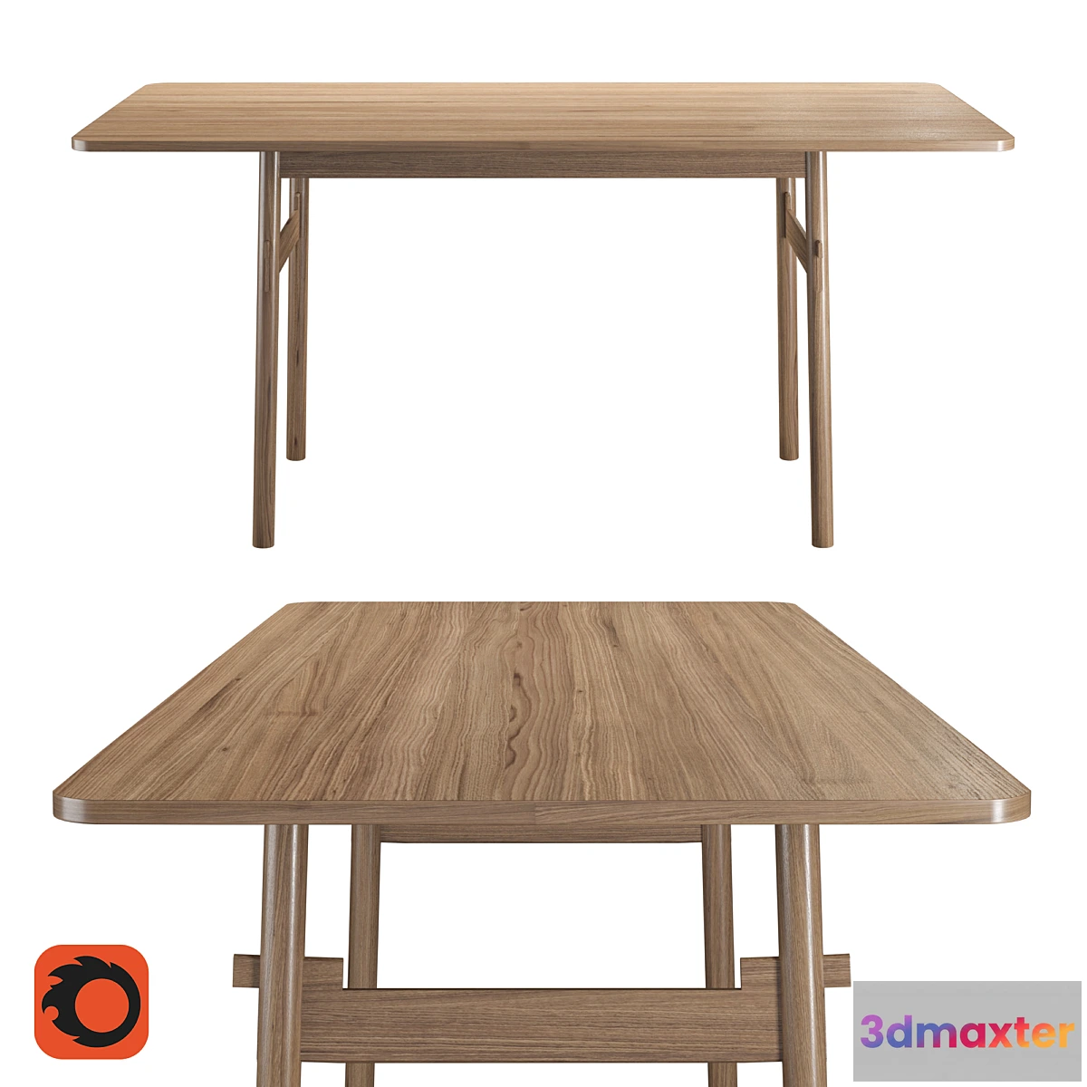1409990 - Zeitraum Taut  Dining Table 3D Max