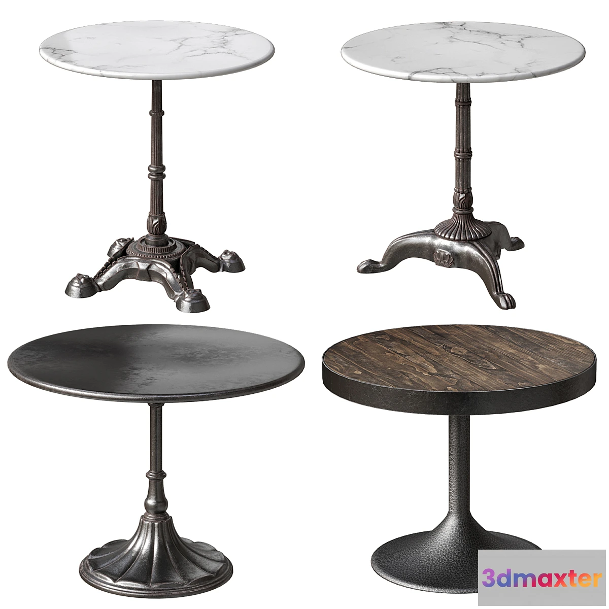 1410440 - Cast iron table 2 3D Max