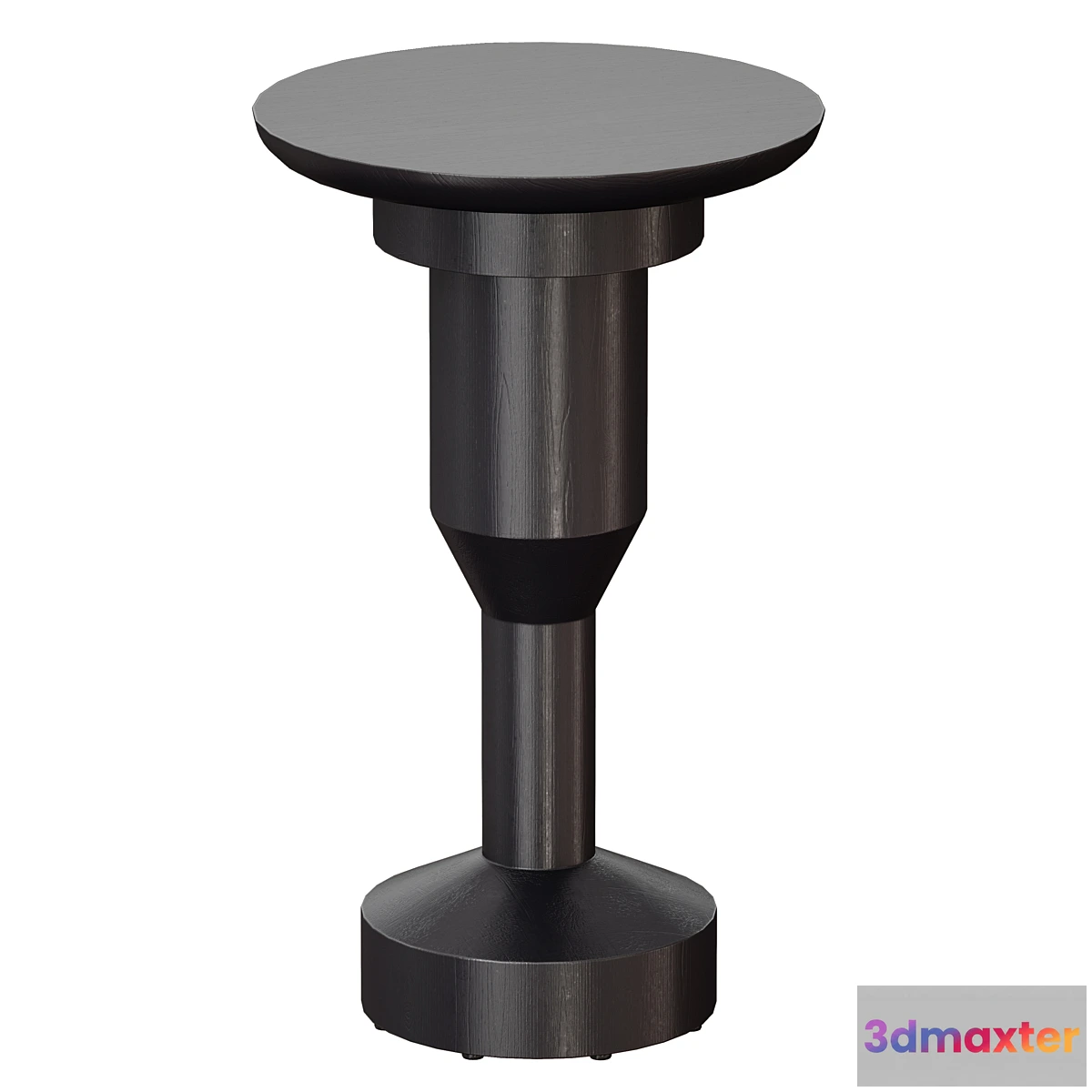 1411474 - Statuer Black Wood End Table (Crate and Barrel) 3D Max
