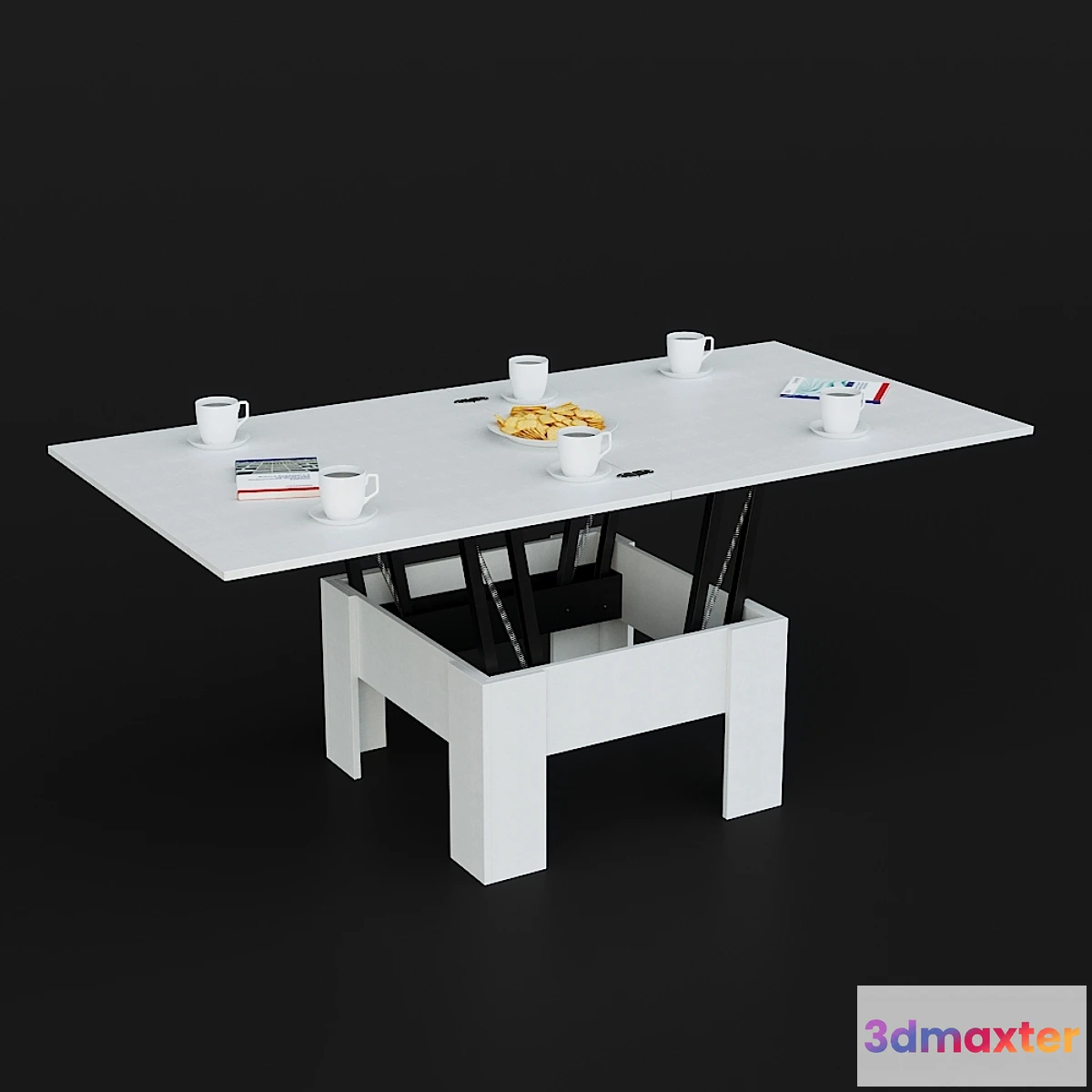 1412498 - Hoff transformer table with decor 3D Max