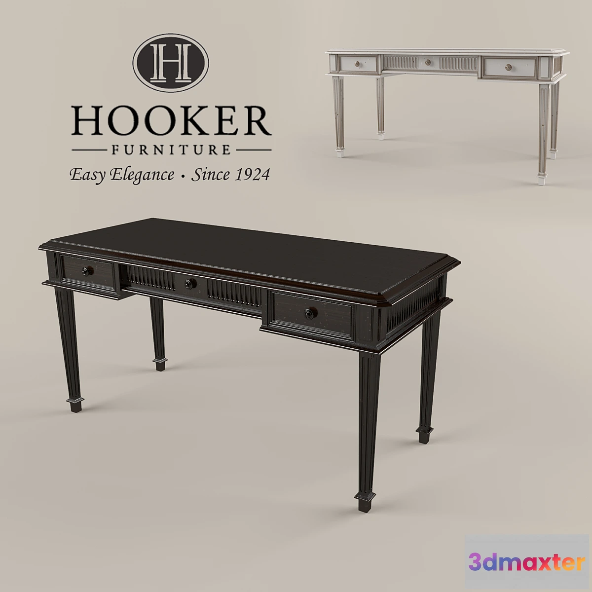 1412832 - Triesta 42 in. Writing Desk 3D Max