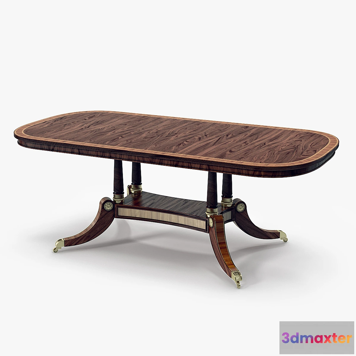 1412982 - Theodore Alexander Kirkham Dining Table 3D Max