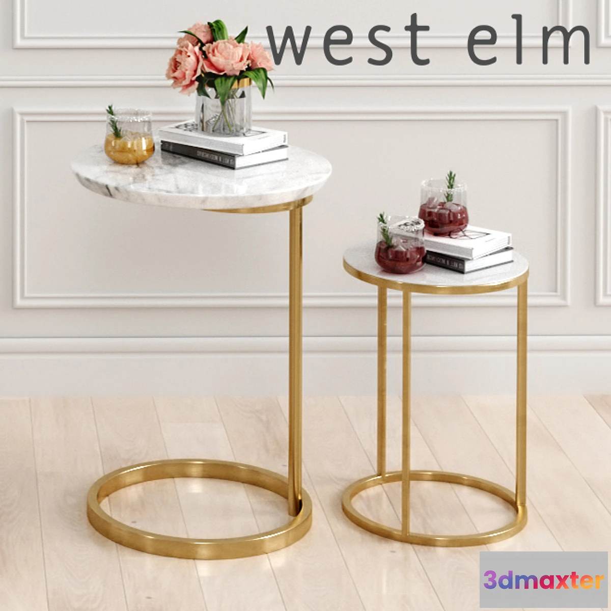 1413200 - Tables West elm 2 3D Max